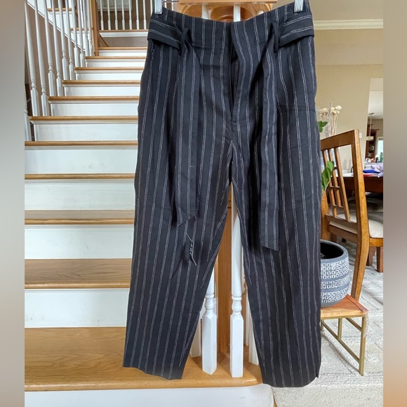 NWT size 4 Cropped Linen Pants - Picture 7 of 9